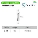Abutment Screw -Compatible with Dentium SuperLine ll, SuperLine - Image 2