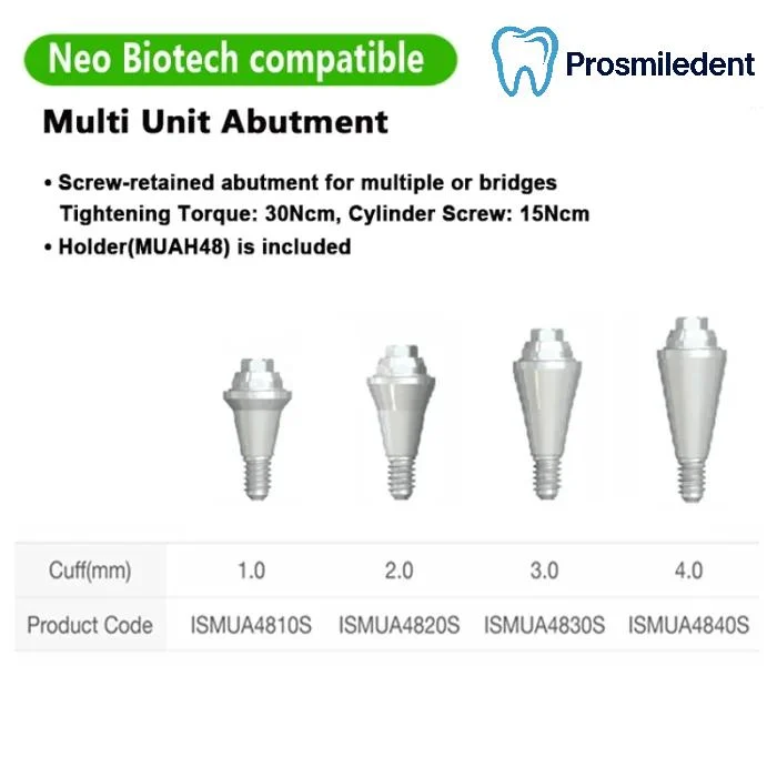 Multi Straight Abutment-Compatible with Neo Biotech - Image 2