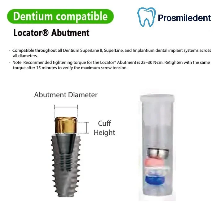 Locator Abutment-Compatible with Dentium SuperLine ll, SuperLine - Image 3