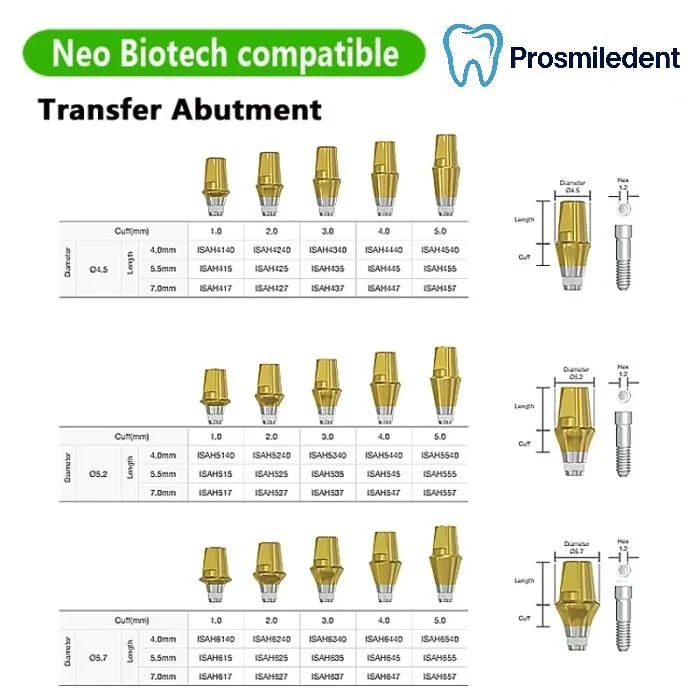 Transfer Abutment-Compatible with Neo Biotech - Image 2