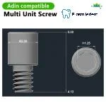 Multi Unit Screw-Compatible with Adin - Image 2
