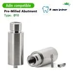 Pre-Milled Abutment-Compatible with Adin - Image 3